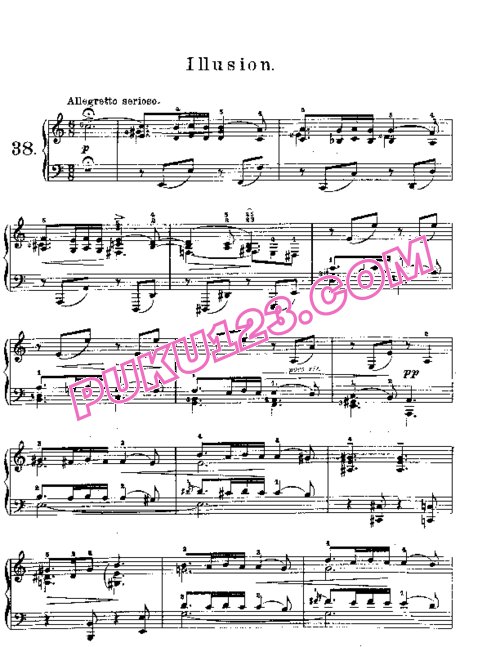 天天钢琴网-免费下载Lyric Pieces, Op.57, No.3