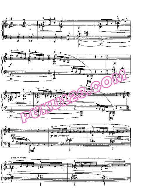 天天钢琴网-免费下载Lyric Pieces, Op.57, No.3