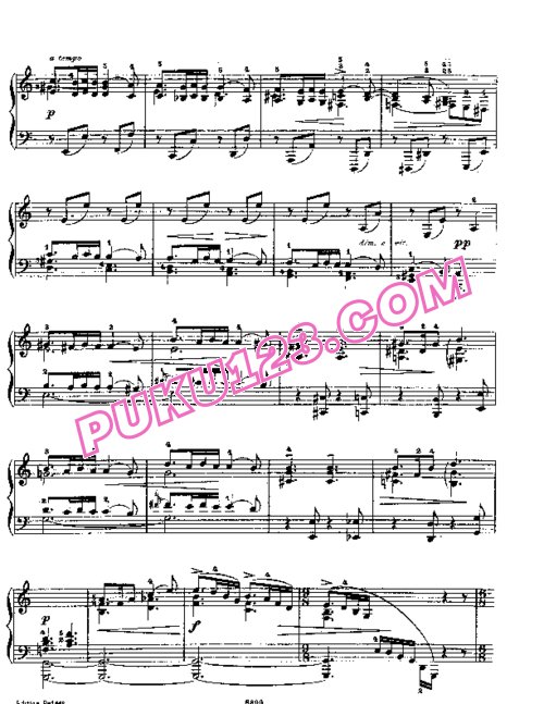 天天钢琴网-免费下载Lyric Pieces, Op.57, No.3