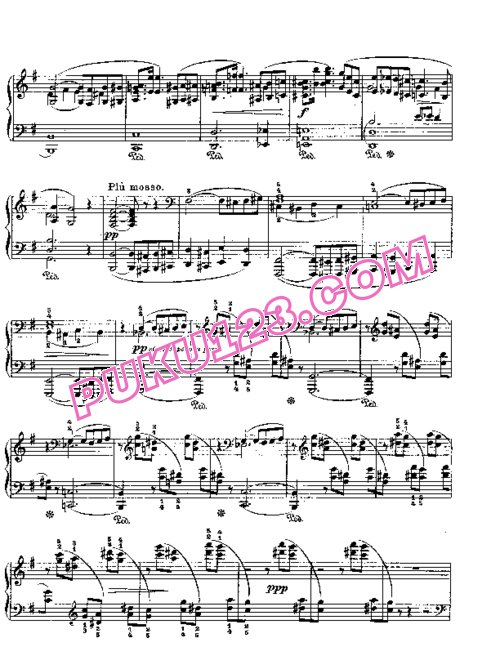 天天钢琴网-免费下载Lyric Pieces, Op.57, No.4