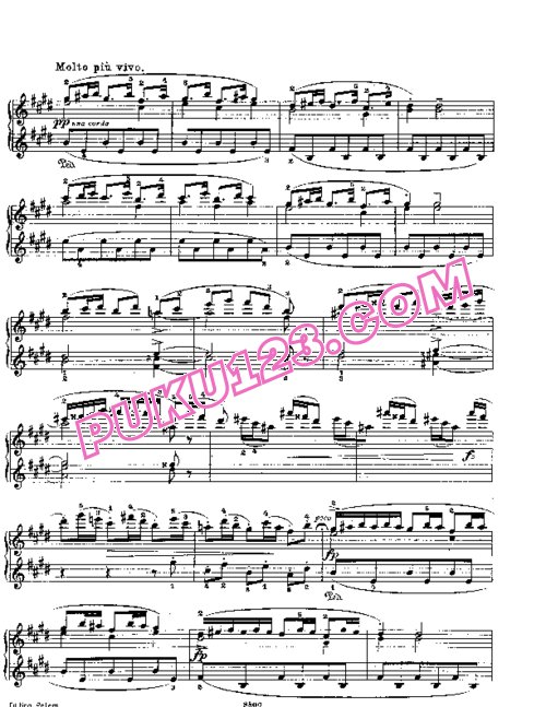 天天钢琴网-免费下载Lyric Pieces, Op.57, No.6