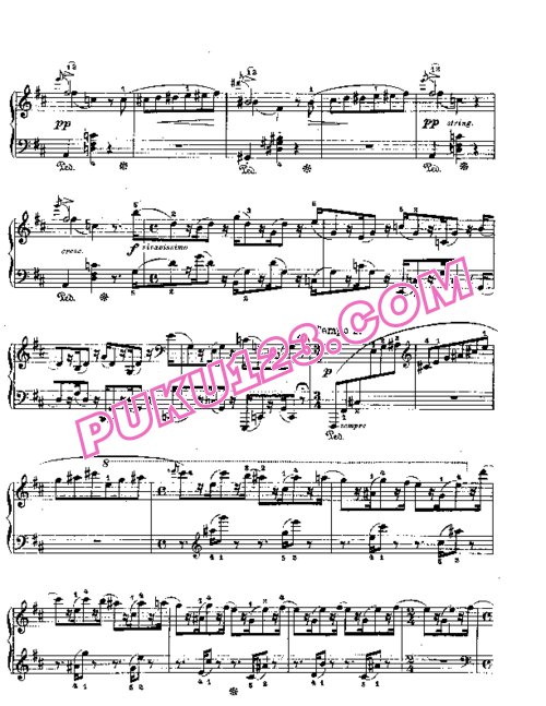 天天钢琴网-免费下载Lyric Pieces, Op.62, No.1