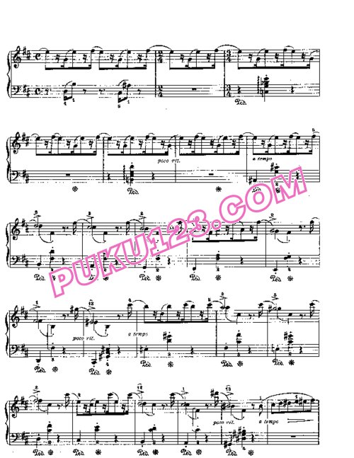 天天钢琴网-免费下载Lyric Pieces, Op.62, No.1