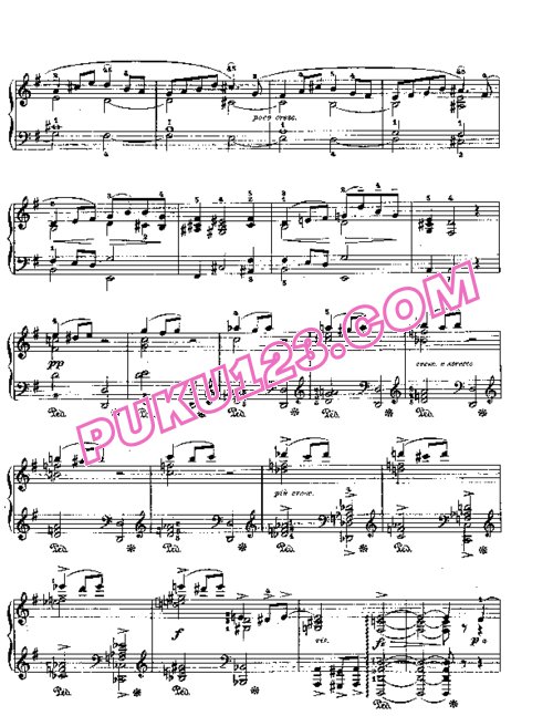 天天钢琴网-免费下载Lyric Pieces, Op.62, No.2