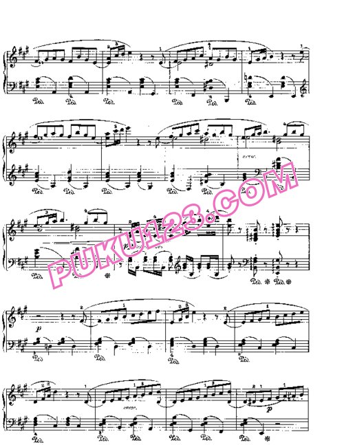 天天钢琴网-免费下载Lyric Pieces, Op.62, No.3