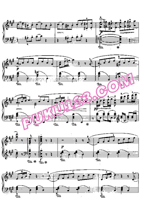 天天钢琴网-免费下载Lyric Pieces, Op.62, No.3