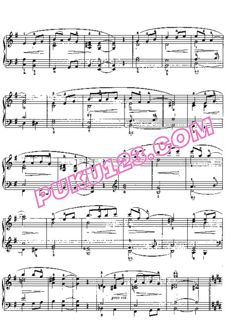 天天钢琴网-免费下载Lyric Pieces, Op.62, No.6