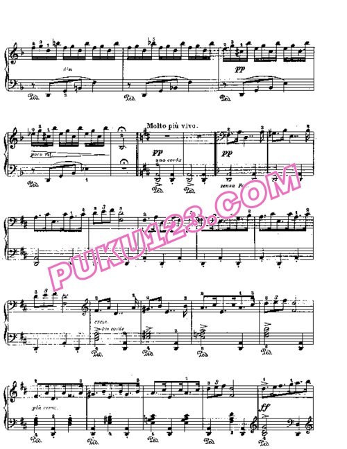 天天钢琴网-免费下载Grieg lyric pieces op 65 1