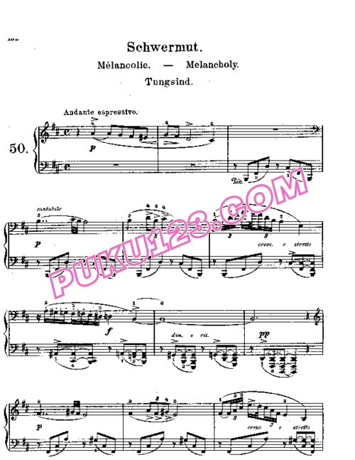 天天钢琴网-免费下载Lyric Pieces, Op.65, No.3