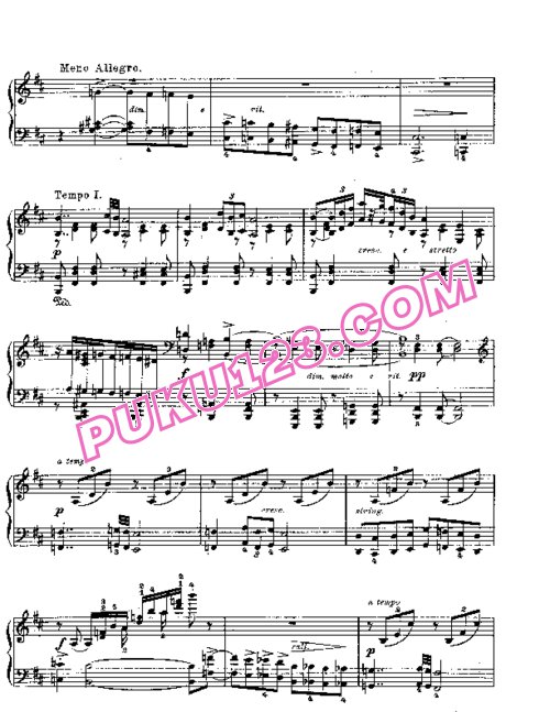 天天钢琴网-免费下载Lyric Pieces, Op.65, No.3