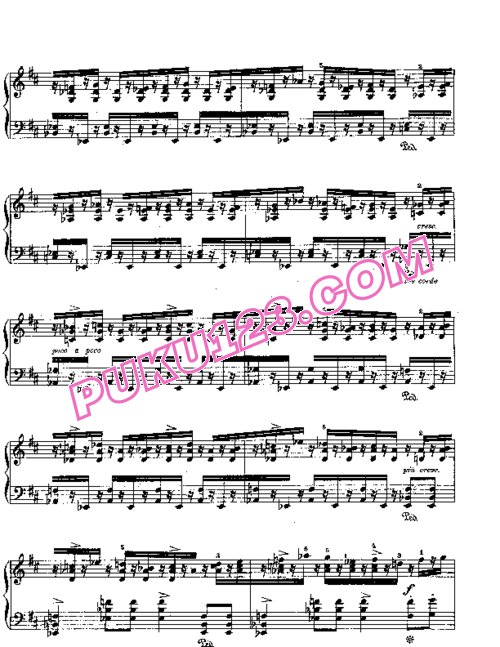 天天钢琴网-免费下载Lyric Pieces, Op.65, No.6