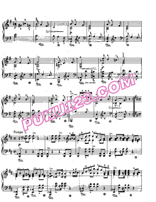 天天钢琴网-免费下载Lyric Pieces, Op.65, No.6