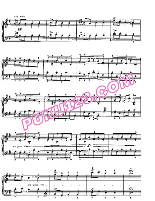 天天钢琴网-免费下载Lyric Pieces, Op.68, No.2