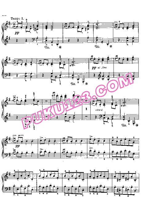 天天钢琴网-免费下载Lyric Pieces, Op.68, No.2