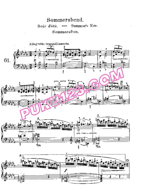 天天钢琴网-免费下载Lyric Pieces, Op.71, No.2