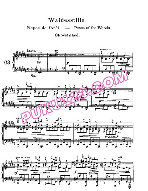 天天钢琴网-免费下载Lyric Pieces, Op.71, No.4