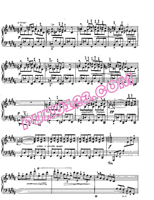 天天钢琴网-免费下载Lyric Pieces, Op.71, No.4