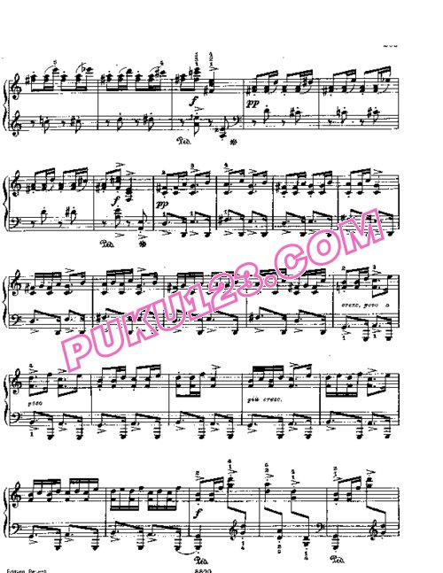 天天钢琴网-免费下载Lyric Pieces, Op.71, No.5