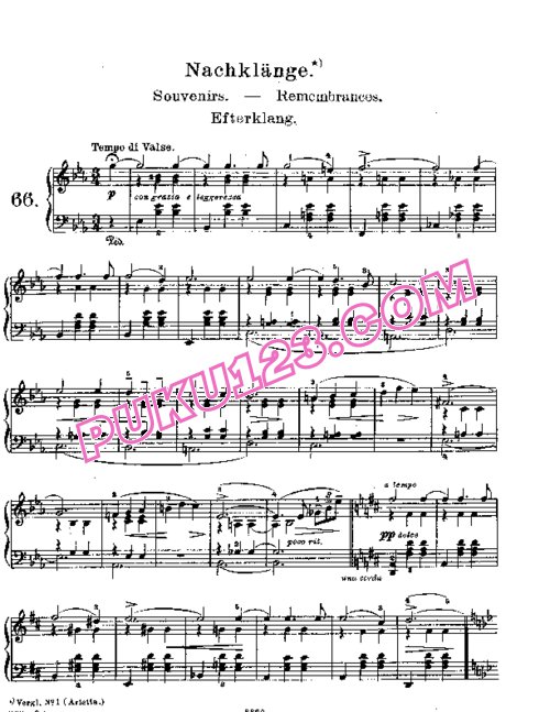 天天钢琴网-免费下载Lyric Pieces, Op.71, No.7