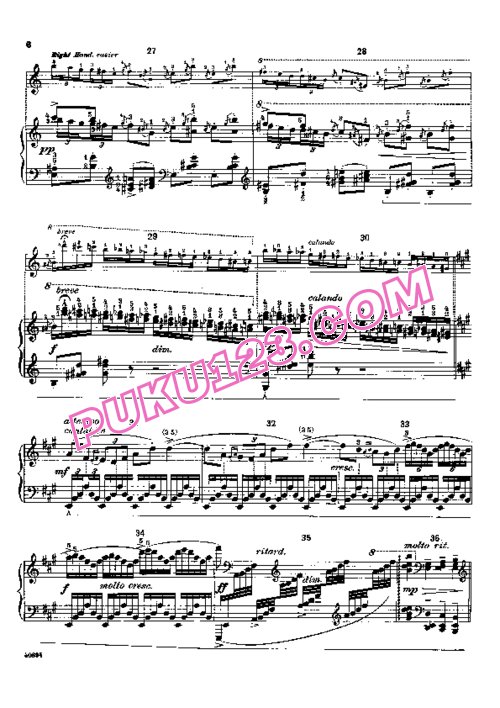 天天钢琴网-免费下载Grieg - Grainger - Piano Concerto in a Minor Op.16 Mov.1 - Solo Piano 葛仁杰改编第一乐章(钢琴独奏版)