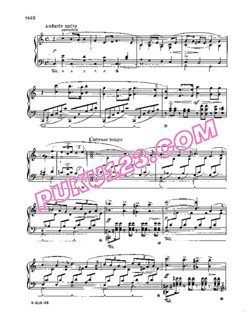 天天钢琴网-免费下载Grieg piano sonata m2