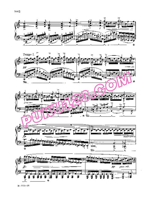 天天钢琴网-免费下载Grieg piano sonata m2