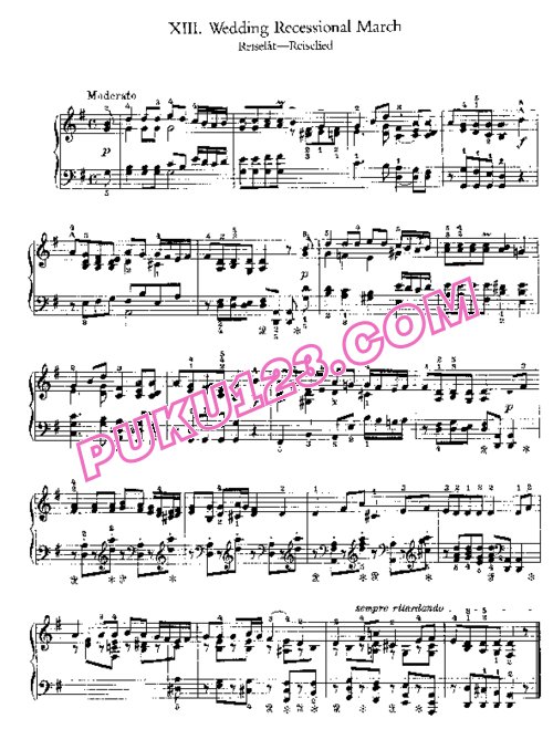 天天钢琴网-免费下载Grieg - 25 Norwegian Folk Songs Op.17
