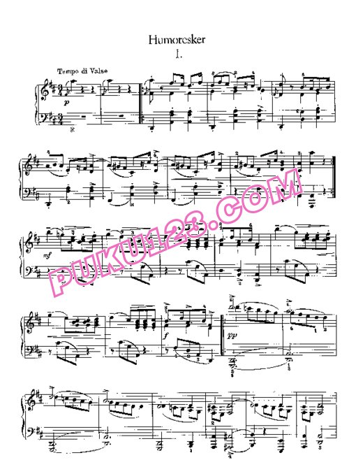 天天钢琴网-免费下载Grieg - 4 Humoresker Op.6
