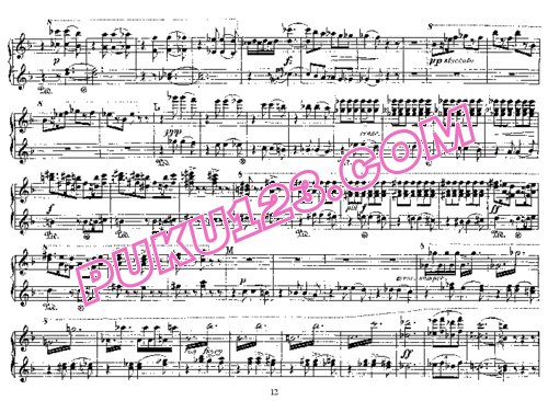 天天钢琴网-免费下载Grieg - In Autumn op.11 - 4 hands