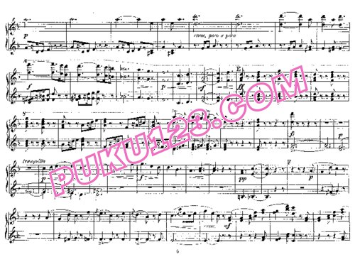 天天钢琴网-免费下载Grieg - In Autumn op.11 - 4 hands