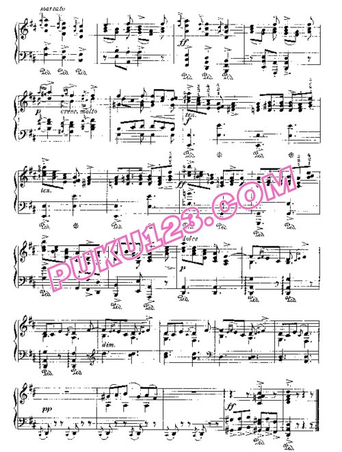 天天钢琴网-免费下载grieg72b