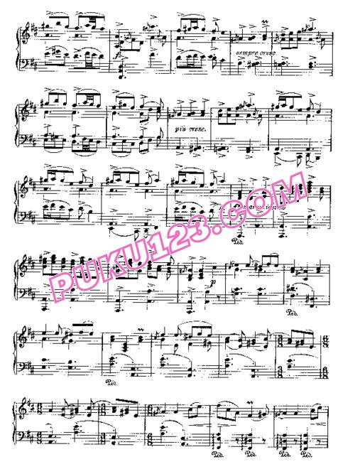 天天钢琴网-免费下载grieg72d