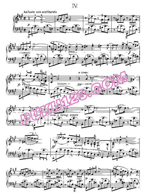 天天钢琴网-免费下载Grieg - Poetiske Tonebilder Op.3