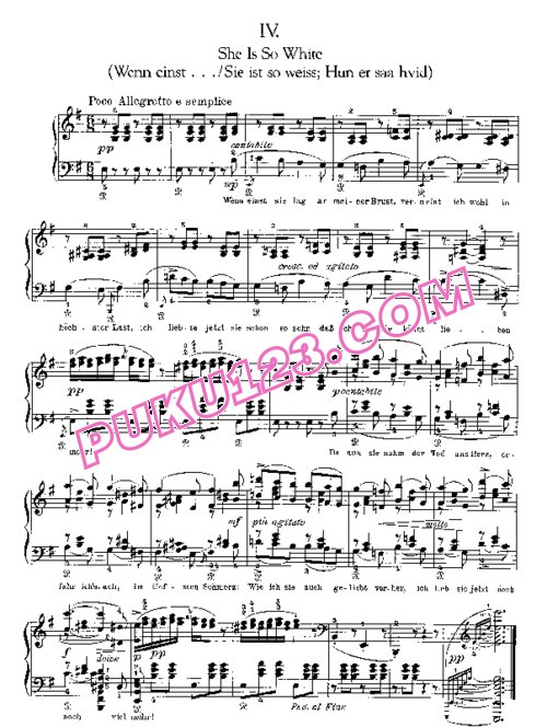 天天钢琴网-免费下载Grieg - 6 Piano Transcriptions of Songs Op.41
