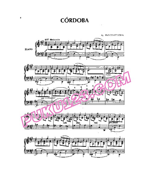 天天钢琴网-免费下载Lecuona - Andalucia Suite