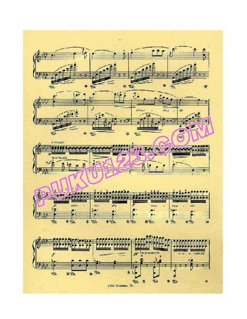 天天钢琴网-免费下载Leybach - Nocturne No.5 in A-flat Major Op.52