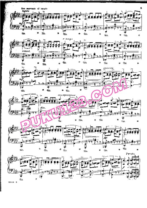天天钢琴网-免费下载Leybach - Nocturne No.1 in A-flat Major Op.3