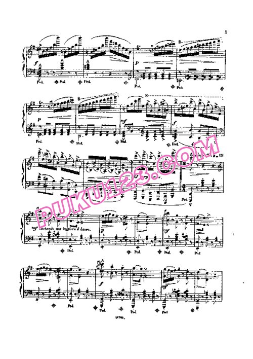天天钢琴网-免费下载Leybach - Fantaisie Brillante, Trovatore Op.171
