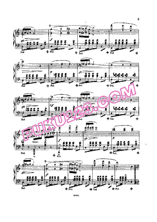天天钢琴网-免费下载Leybach - Fantaisie Brillante, Trovatore Op.171
