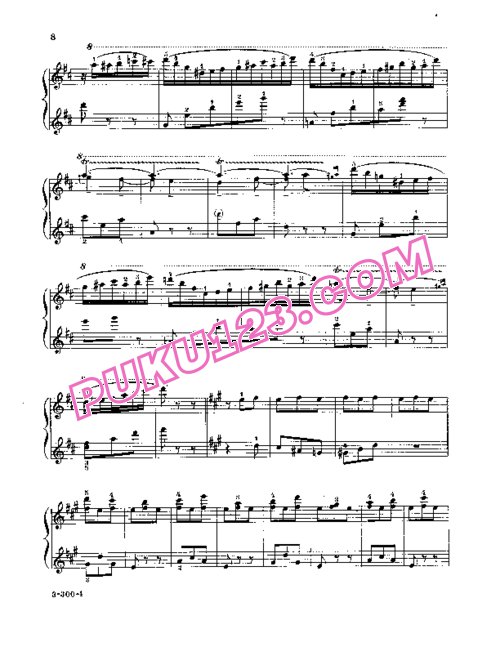 天天钢琴网-免费下载Liadov - The Music Box, Valse Badinage Op.32