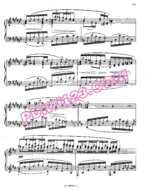 天天钢琴网-免费下载Liadov - Barcarolle in F-Sharp Major Op.44