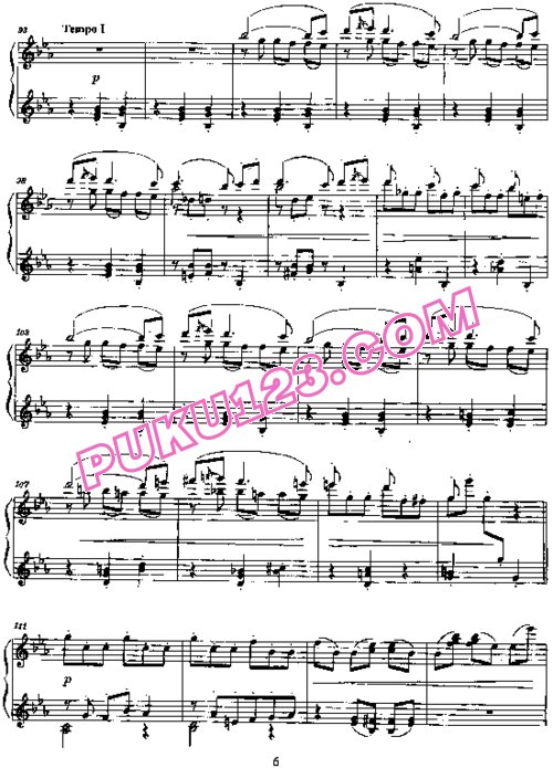 天天钢琴网-免费下载Liadov - Marionettes Op.29