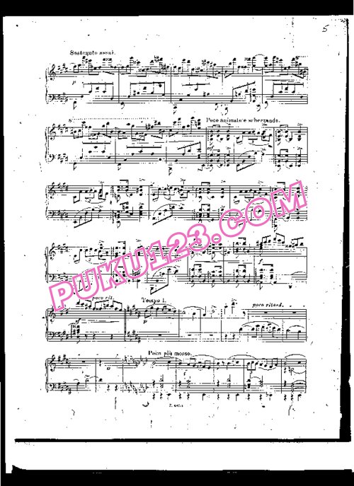 天天钢琴网-免费下载Liapunov - Mazurka No.7 in B Major Op.31