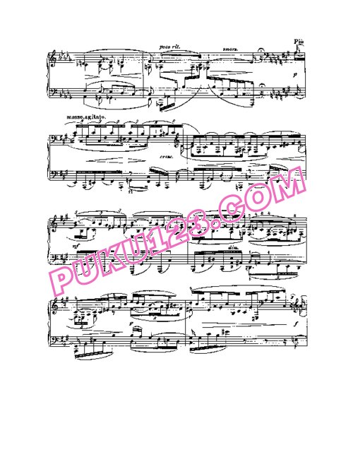 天天钢琴网-免费下载Liapunov - Nocturne in D-flat Major Op.8