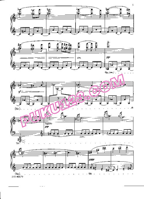 天天钢琴网-免费下载Liebermann - Nocturne No. 1