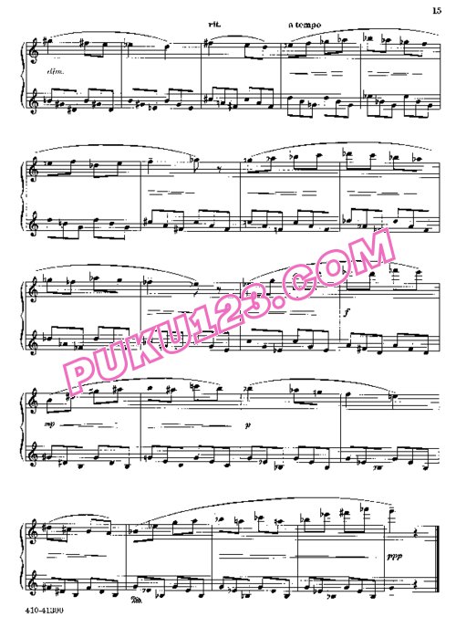 天天钢琴网-免费下载Liebermann - Album for the young op 43