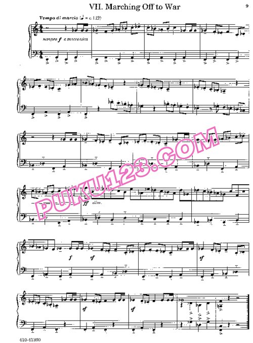 天天钢琴网-免费下载Liebermann - Album for the young op 43