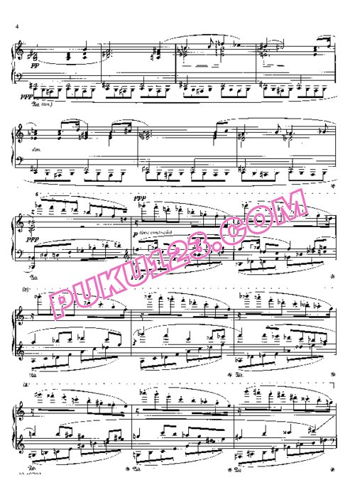 天天钢琴网-免费下载Liebermann - Nocturne No.4 Op.38