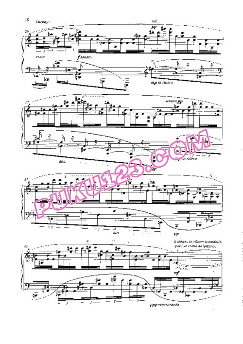 天天钢琴网-免费下载Ligeti - Etudes Pour Piano Book.1