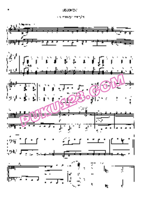 天天钢琴网-免费下载Ligeti - Cinco piezas piano 4 manos 四手联弹